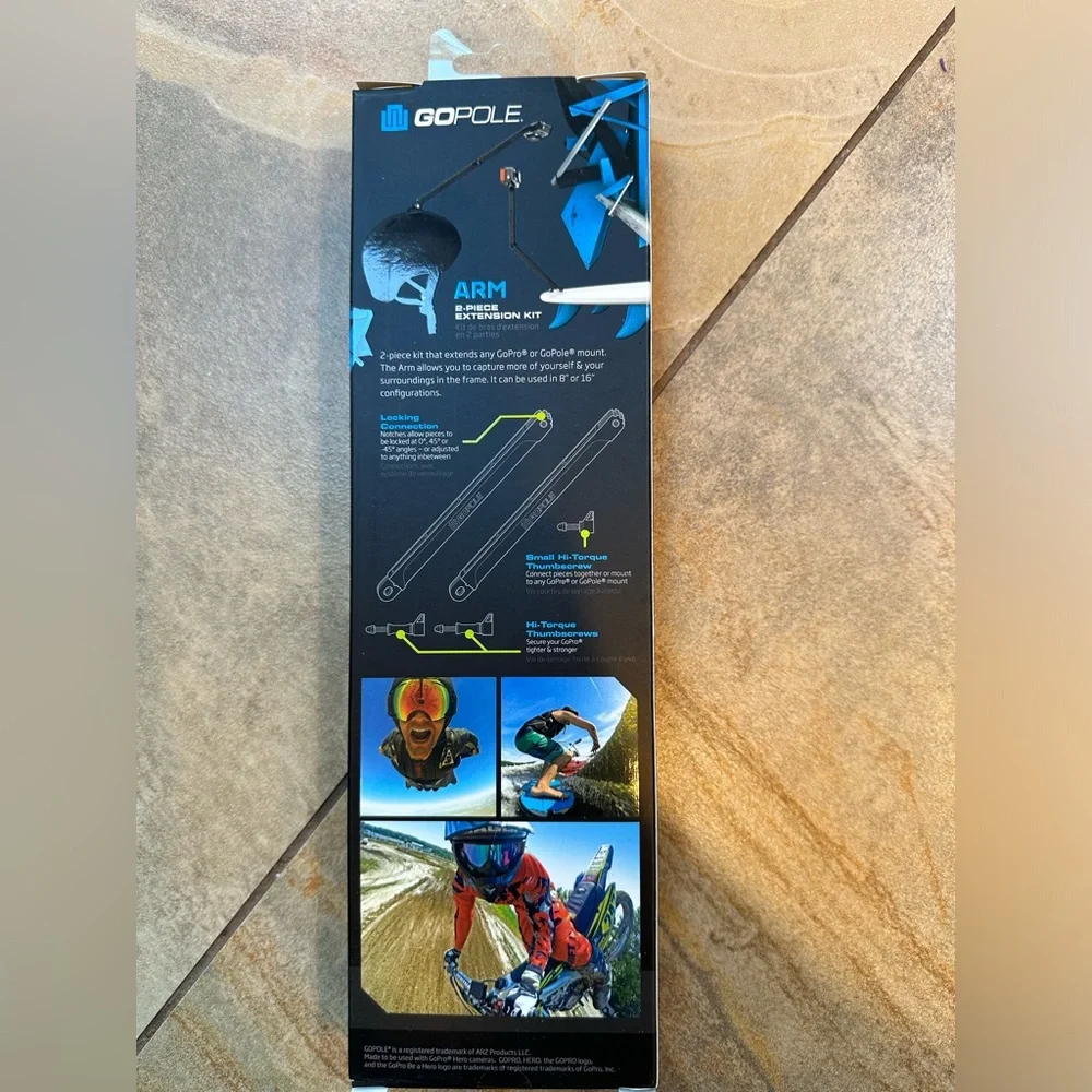 GoPole Arm 2-piece Extension Kit